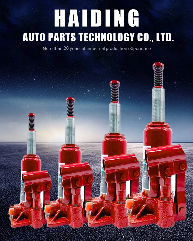 Rugged 20 ton big red hydraulic jack Bottle Jacks for press Smooth Elevations on Offshore Platforms