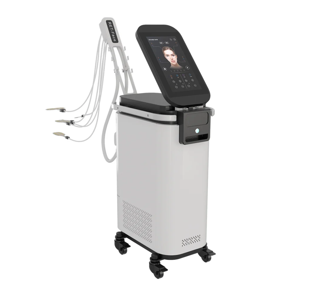 High Quality PE Fat Reduction Muscle Stimulator Anti-aging Machine For Facial Slimming Rf Ems Face Lift