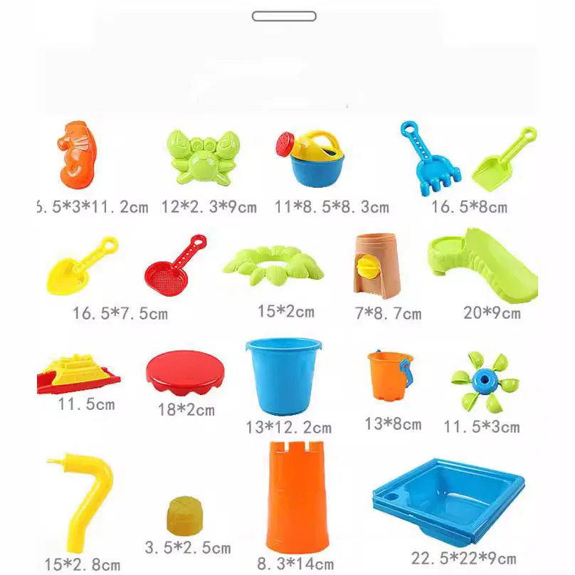 Пляжный песок игрушки вода игра игрушка пляж водный стол для детей