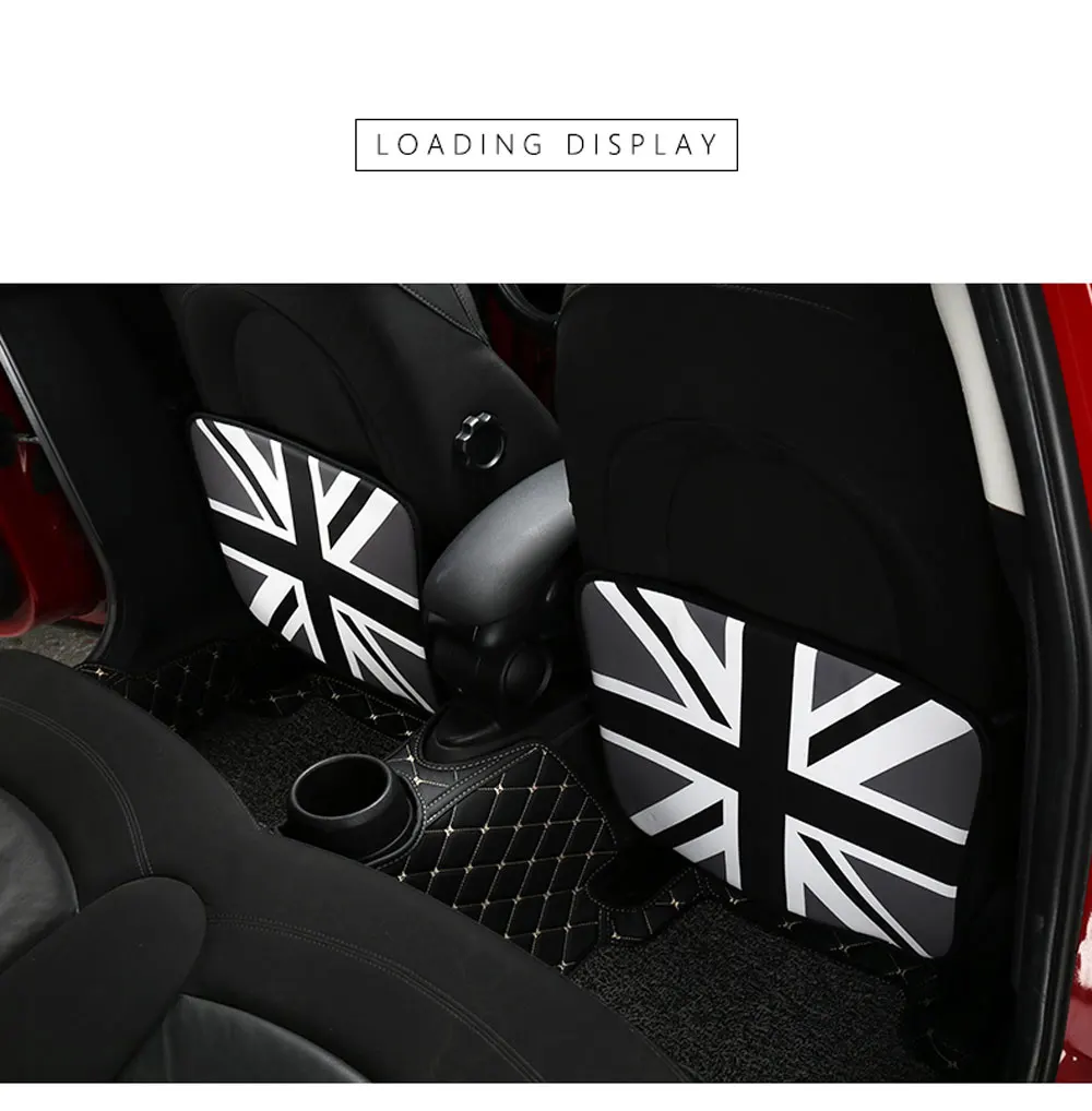 Universal Cars Accessores Interior Accessories Durable Car Seat Back Kick Pad Child Protective Mat Anti-dirty For BMW  mini