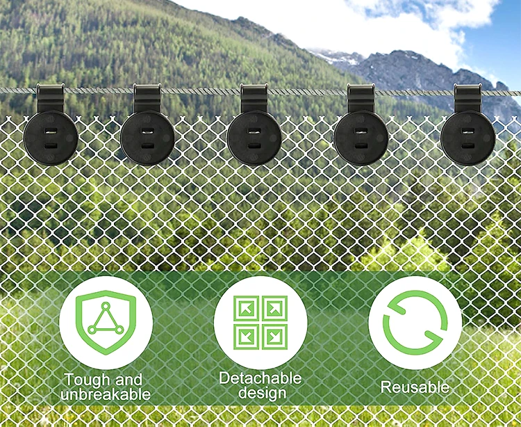 round plastic clips for anti hail net bird net shade net
