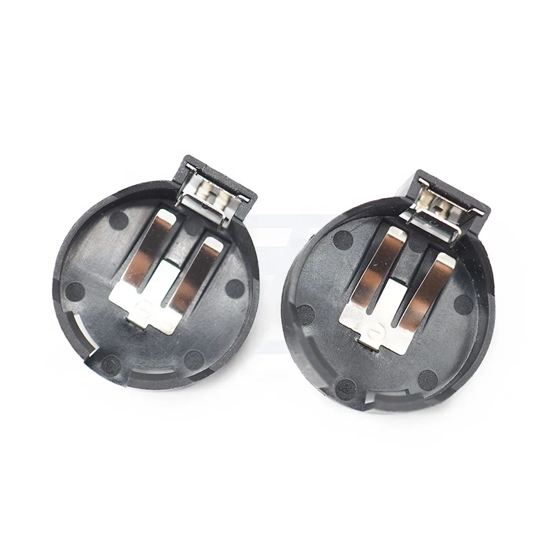 CR2450 Lithium Coin Cell Holder With PC Pin THM/DIP Button Battery Holder