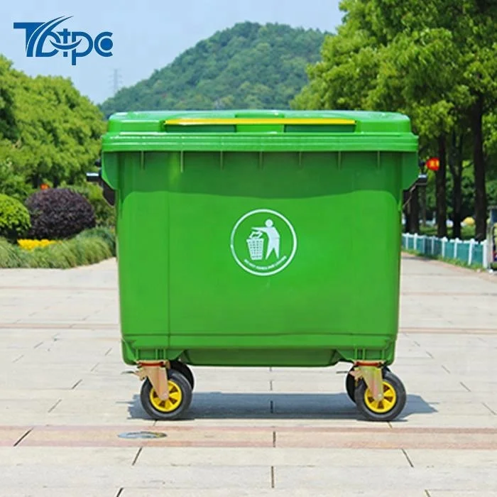 660 liter garbage bin corrugated plastic recycle bin made in China