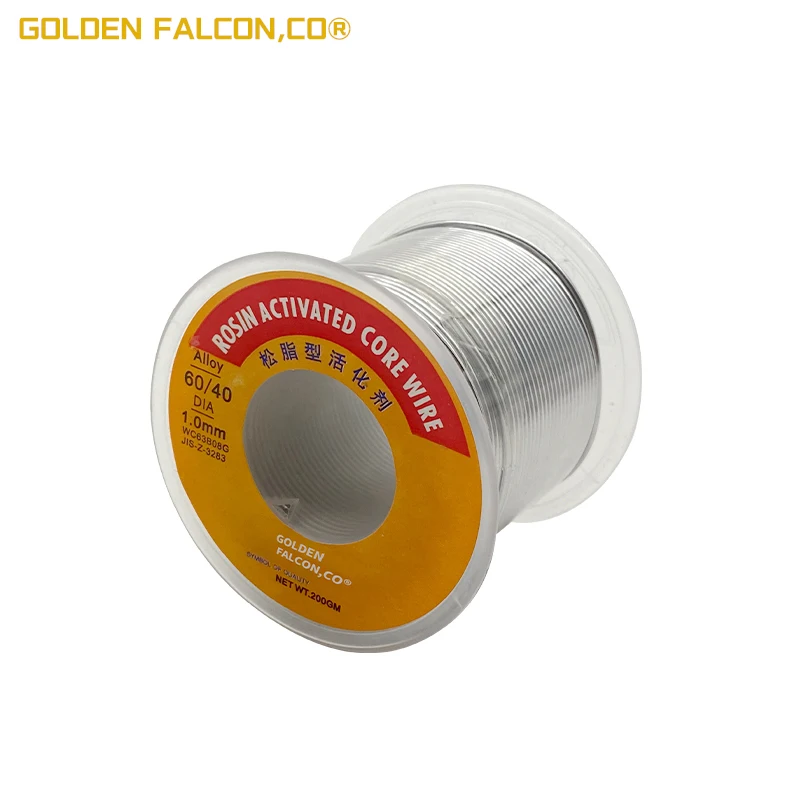 Жестяная паяльная проволока с активированным сердечником 63/37 1 0 мм жестяная 200
