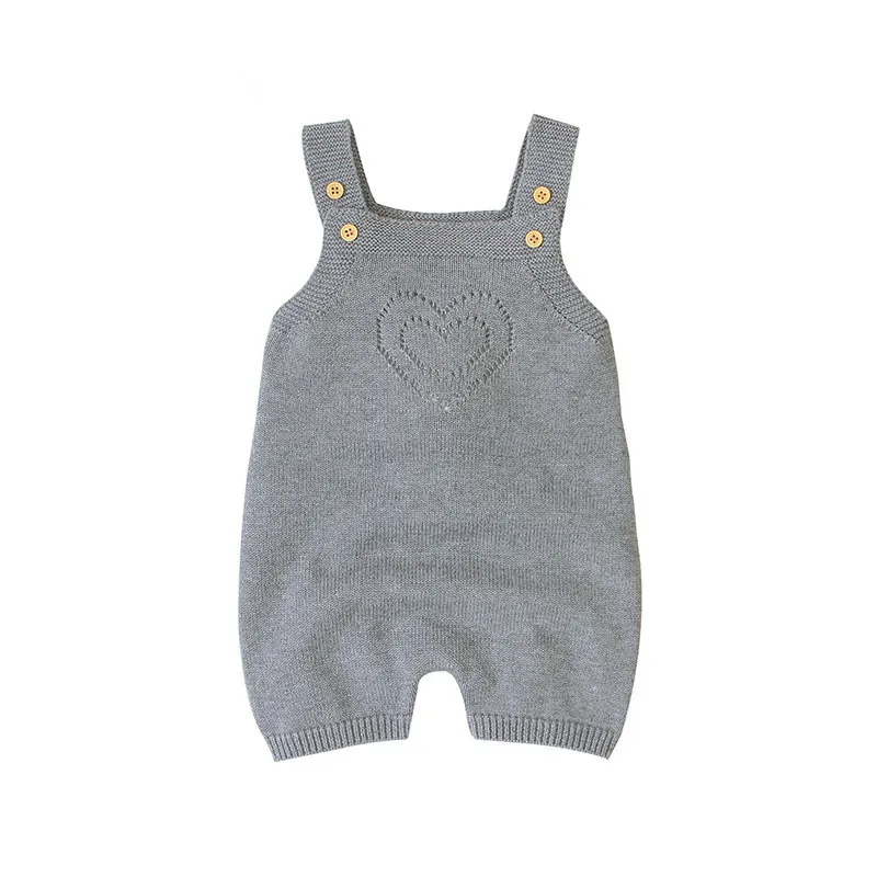 2021 Baby Girls and Boys Summer Clothes Cotton Knitted Infant Rompers Baby Romper with Cute Rabbit