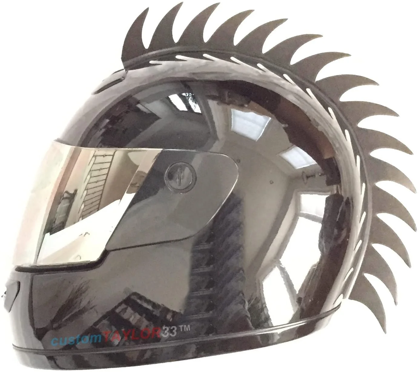 Bicycle Helmet Saw Rubber Mohawk Helmet Decoration Hawk for Motorcycle Bicycle Helmets