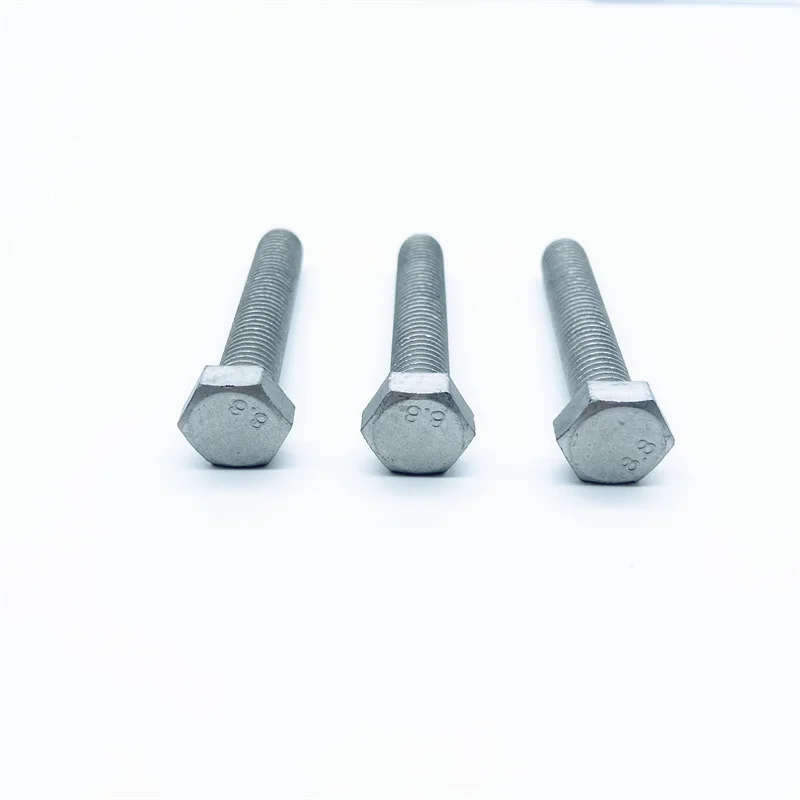 DIN M16 Hex Head  Bolts  DIN 933 zinc plated  carbon steel bolt