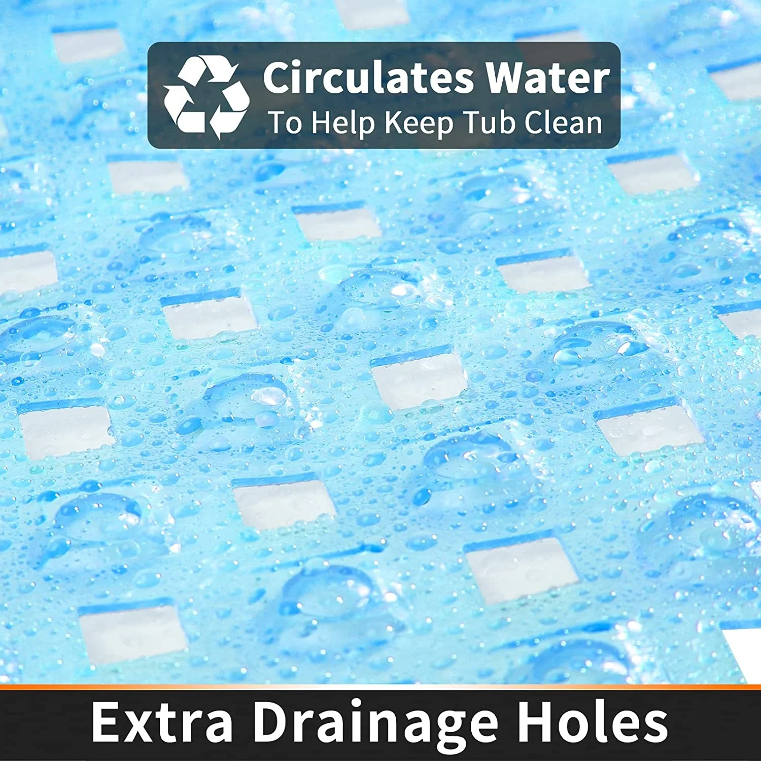 34.5 x 15.5 Inches Pink PVC Machine Washable BPA Latex Phthalate Free Bath Mats