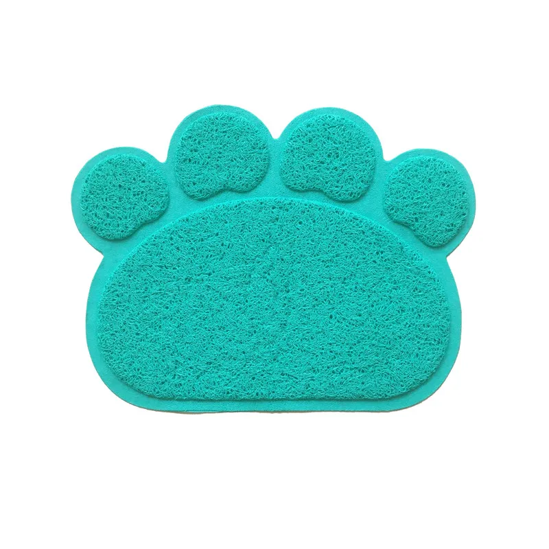  Оптовая продажа 30*40 см полихлорвинила в Paw форма наполнитель для кошачьего туалета коврики Нескользящие кошачий песок коврик pet