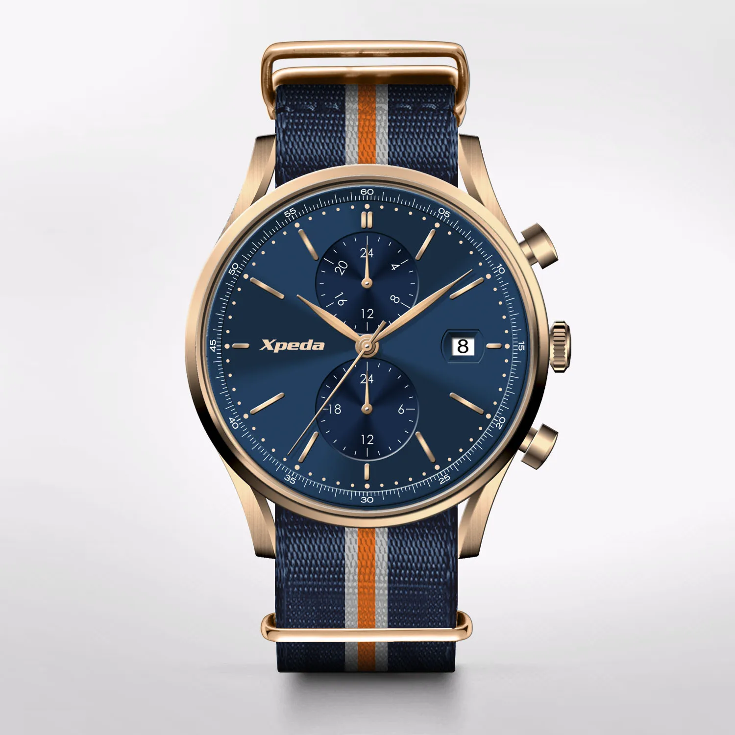 TIMEBOX TC802E1 waterproof nato fabric luxury brand nylon strap men quartz wrist watch