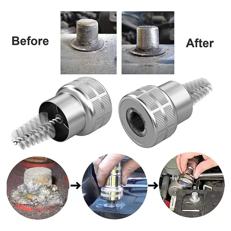 TDF Terminal cleaning brush car battery wire brush