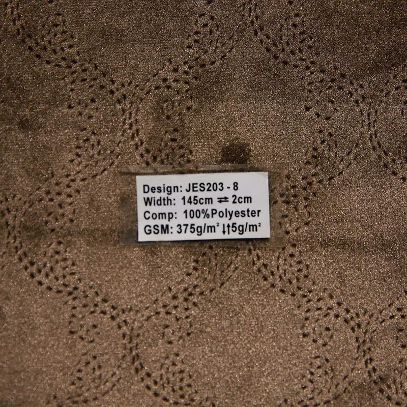 JES online wholesale new ultrasound desgin holland velvet sofa fabric