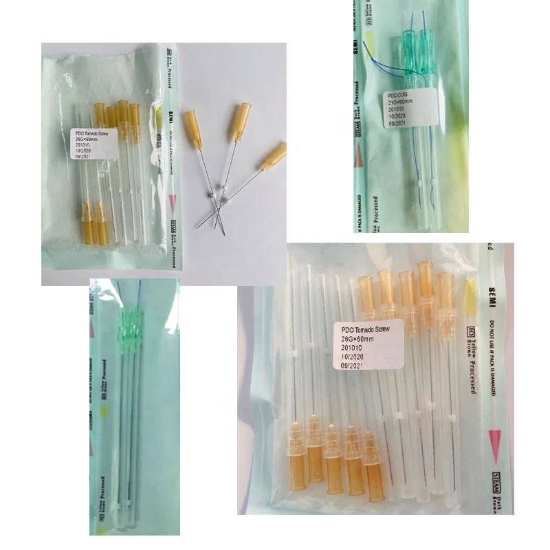 Korean Multi Threads L needle pdo cog  lifting threads