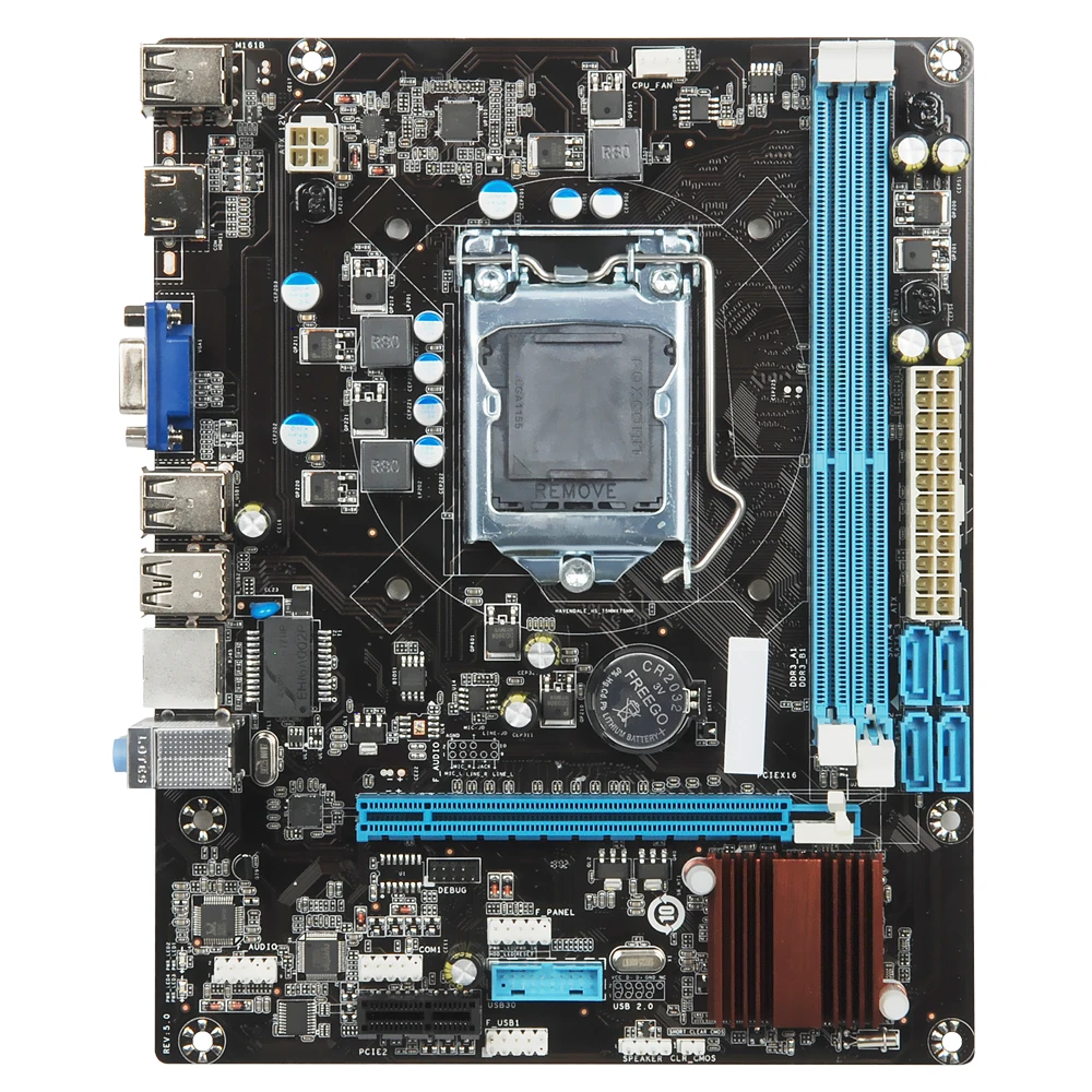 ITZR ESONIC материнская плата LGA 1155 Socket H61 OEM Заводская материнская плата
