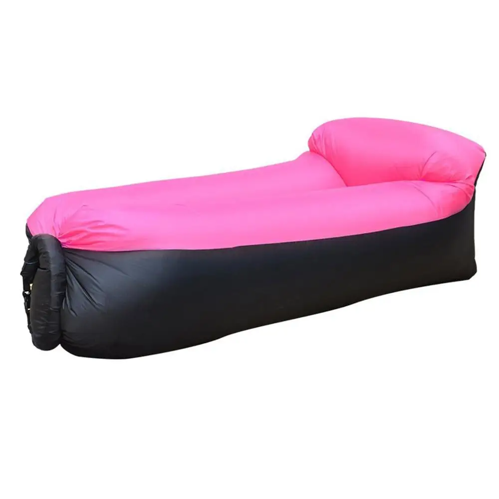 Inflatable Lounger Portable Waterproof Sleeping Air Sofa Lazy Bag with Pillow