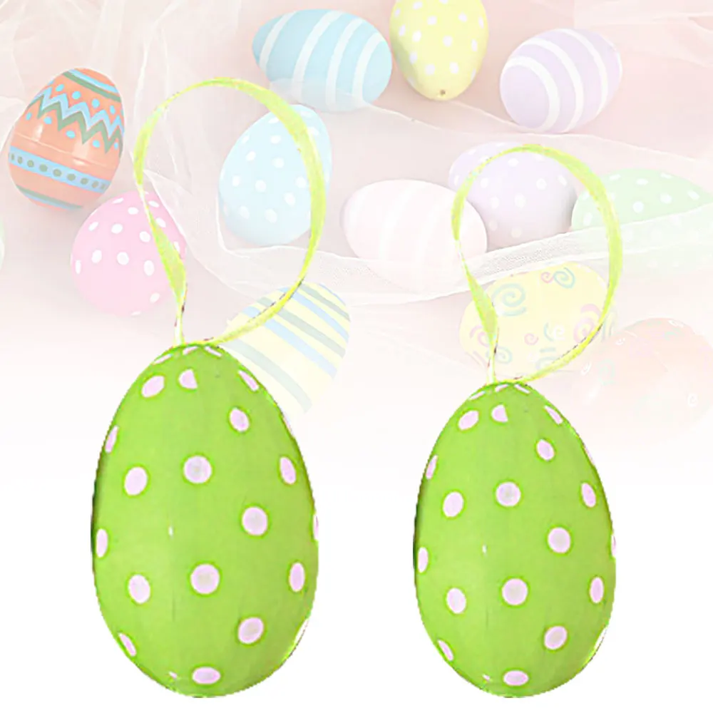 1pcs Foam Happy Easter Party Egg Bunny Bird Hanging Eggs Ornament Party DIY Christmas Accessories Party Decor
