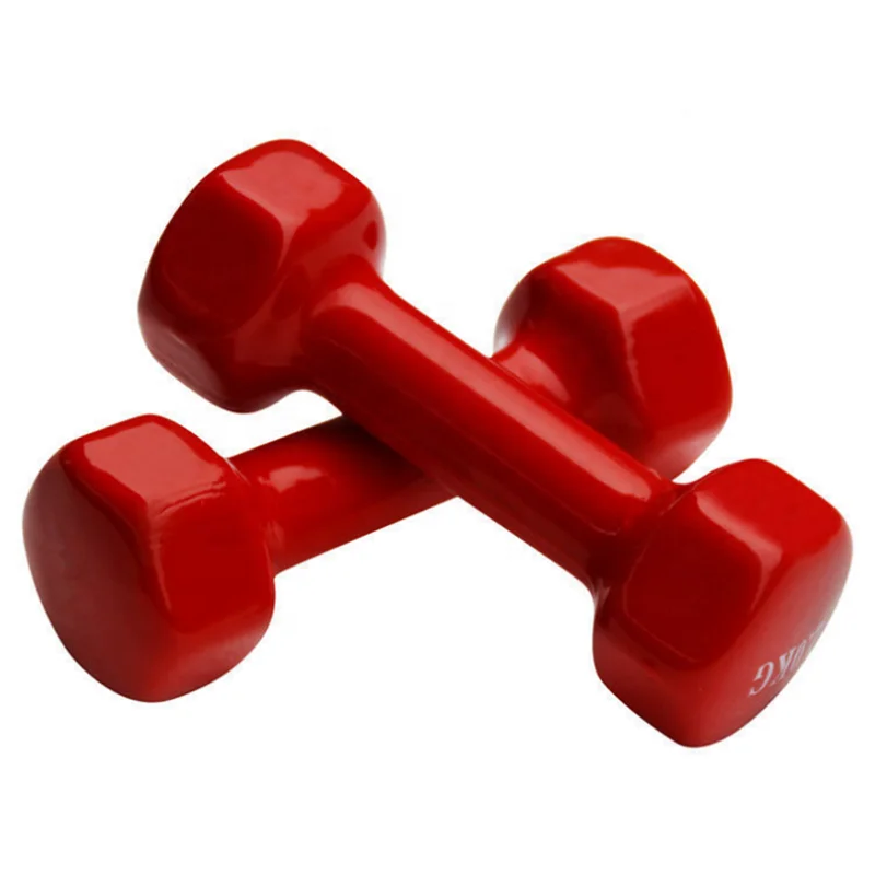 Оптовая продажа, гимнастический тренажерный зал Powerlifting, 1 кг, 2 кг, 3 кг, 4 кг, 5 кг, регулируемые пользовательские свободные весы, комплект гантелей с неопреновым резиновым покрытием