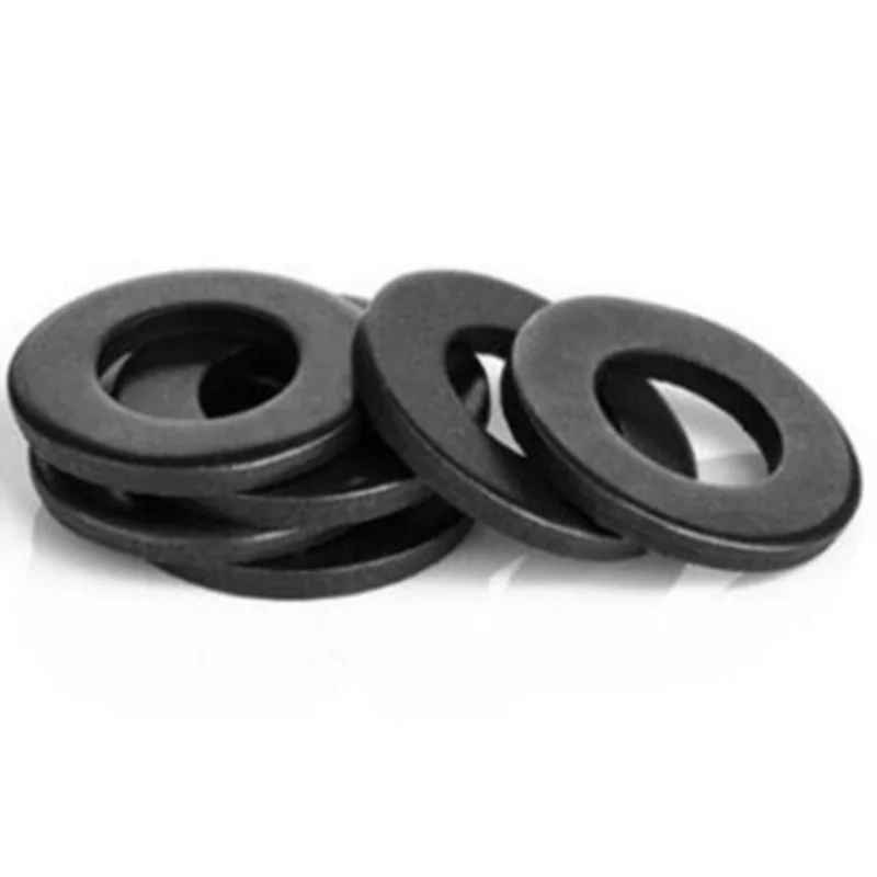 Fastener Manufacture custom black plain flat  washer good quality