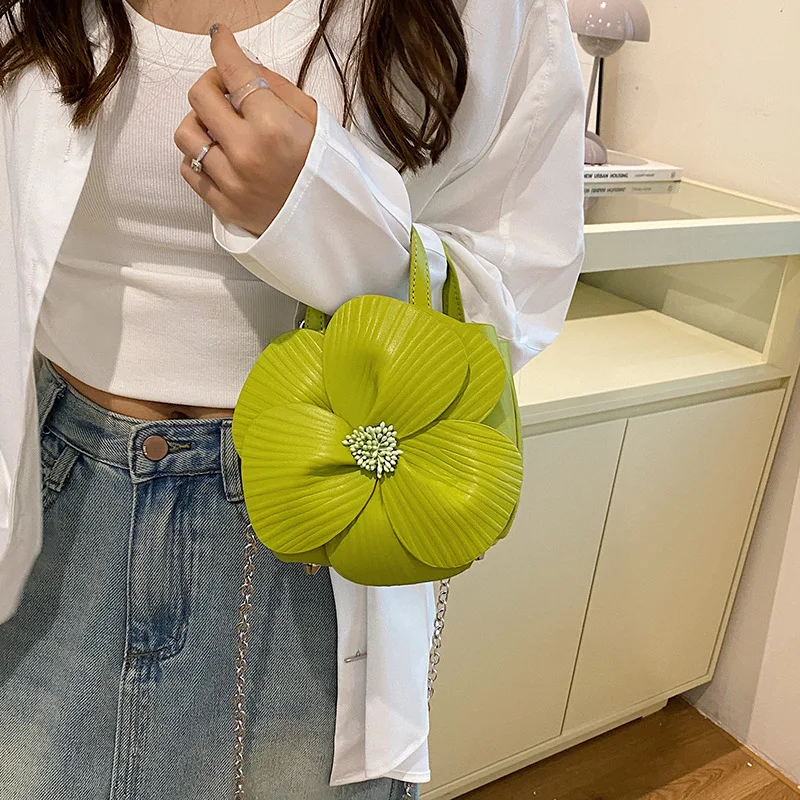 2024 New Women Flower Handbag Pu Leather Shoulder Crossbody Bag For Women NE1434