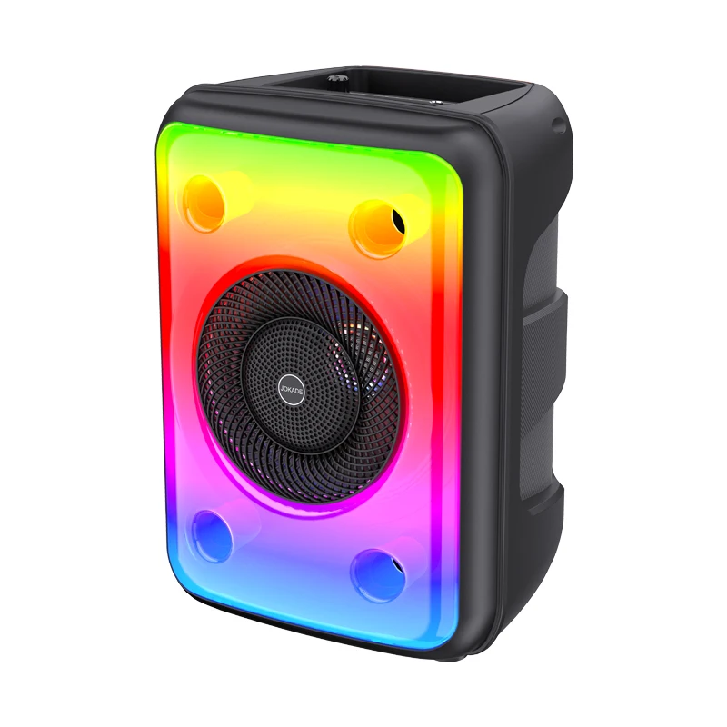 kakusiga&jokade  led flame lamp BT speaker wireless outdoor full-range Bt speaker audio stand speaker with microphone