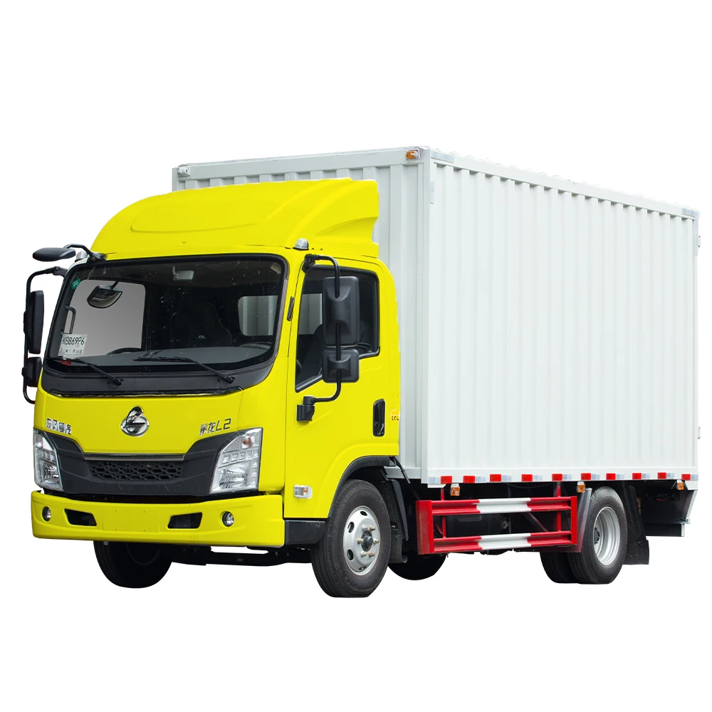 Huanyu auto China Chenglong L2 4x2 4-колесный грузовой автомобиль грузовик оптовая цена Электрический легкий для продажи