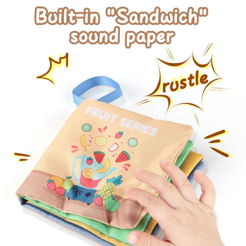 Baby Cloth Book Learning Education Readings Toddler Baby Intelligence Development Infant Babys Toys 0 To 12 Months First Book