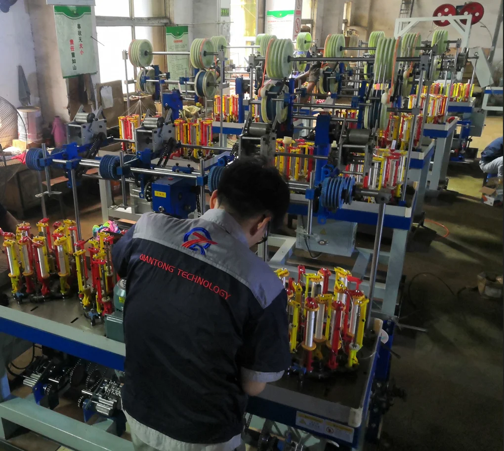 High Speed 16 spindle braiding machine for making 16 strand rope with good quality