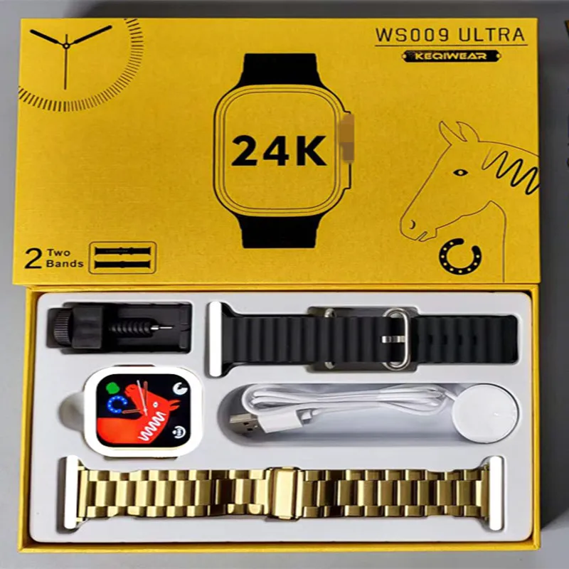 2023 Best quality WS009 ULTRA 2.2 inch high-definition screen multiple sports modes BT call/music health detection smart watch