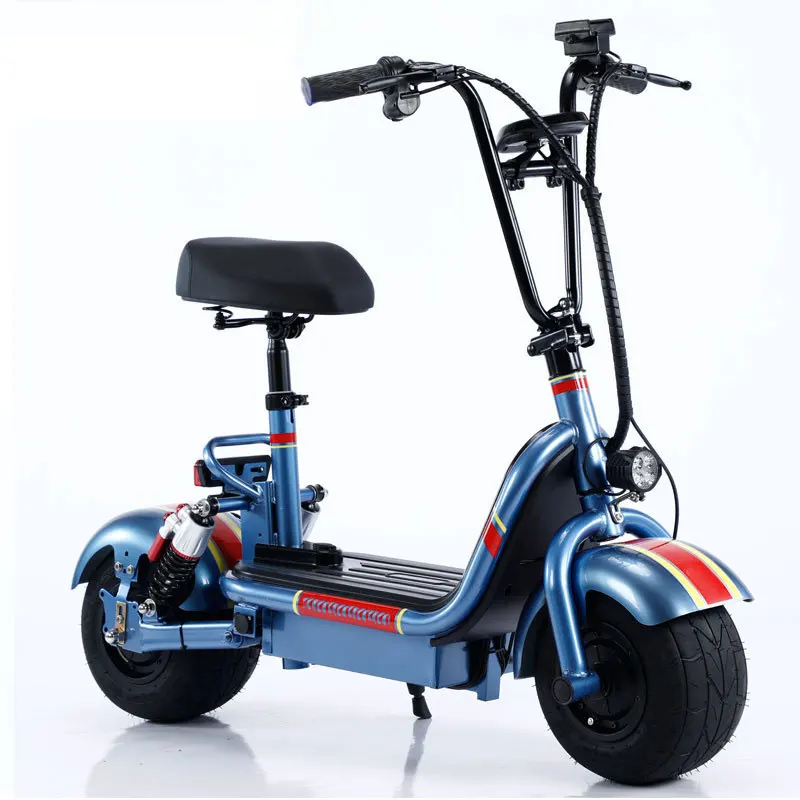 China Manufacturing 11 inch electric bicycle  adult portable lithium battery power folding bike mini scooter