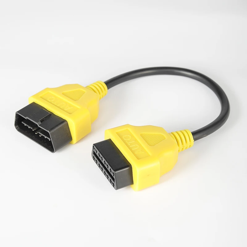  16 pin OBDII OBD2 сплиттер разъем удлинителя Мужской Двойной Женский Y OBD 2 16pin разветвитель
