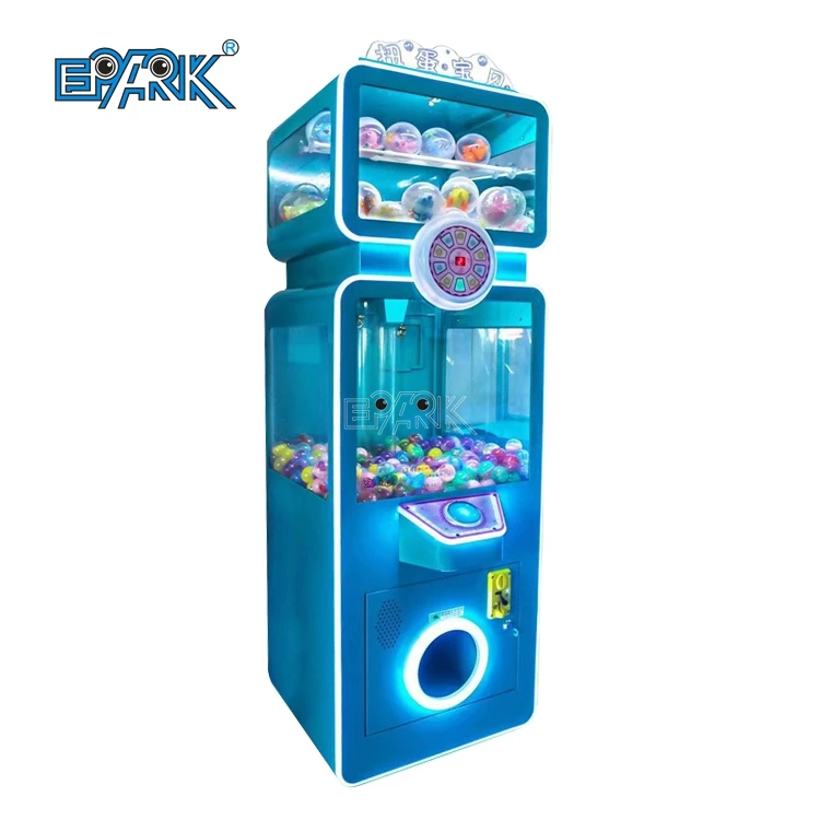 Coin Operated Automatic Capsule Toys Machine For Kids Double Deck Gumball Vending Machine