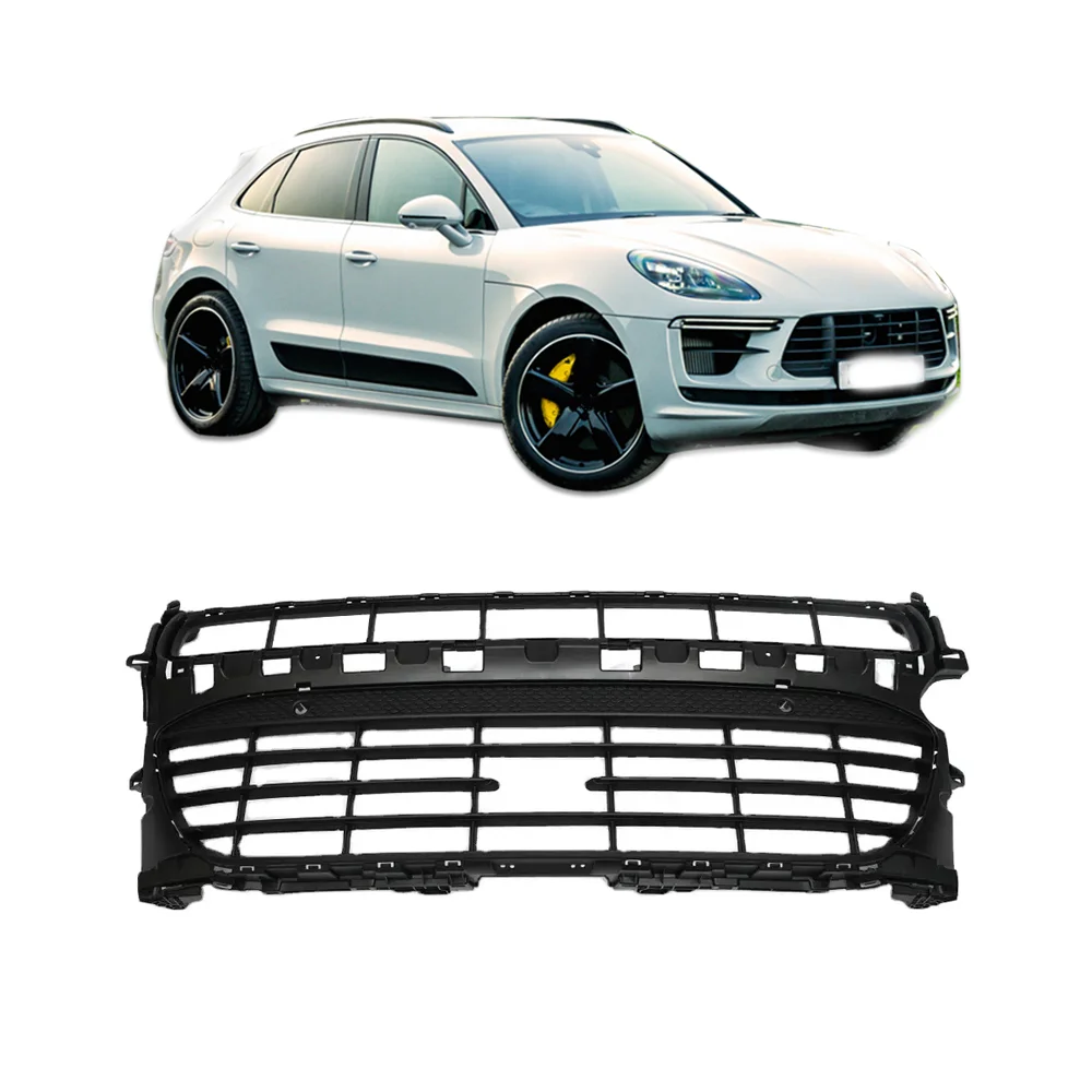 GFKJ for macan auto parts Grid grille Water tank guard acc car exterior trim  oem 95B807683AP 1EO radiator frame bumper spoiler
