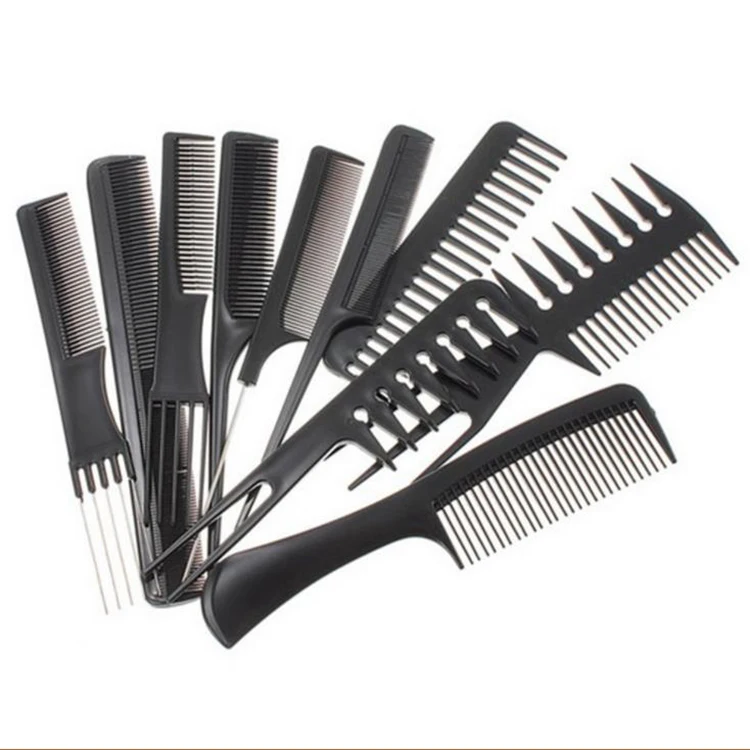 cheap soft silicone binding combs small plastic curve wide tooth comb for hair