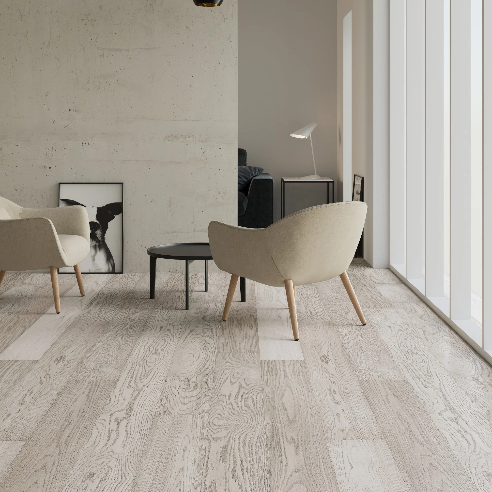 OAK Veneer SPC Core  flooring-color 17#