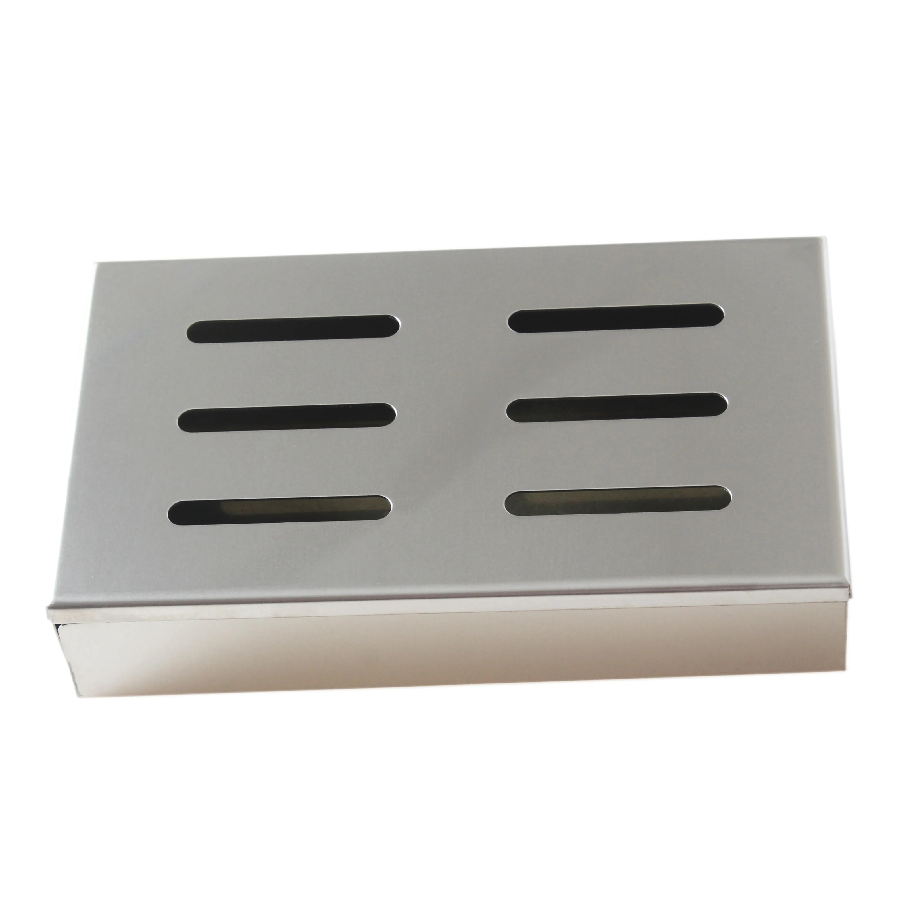 Black Colour Non Stick Coating Wood Chip Smoker Box Barbecue Grill Accessories