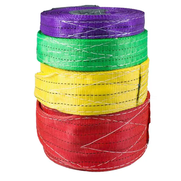 1 - 10 Ton Color Code Textile Tape Lifting Slings Belt Crane Flat Polyester Lift Webbing Sling