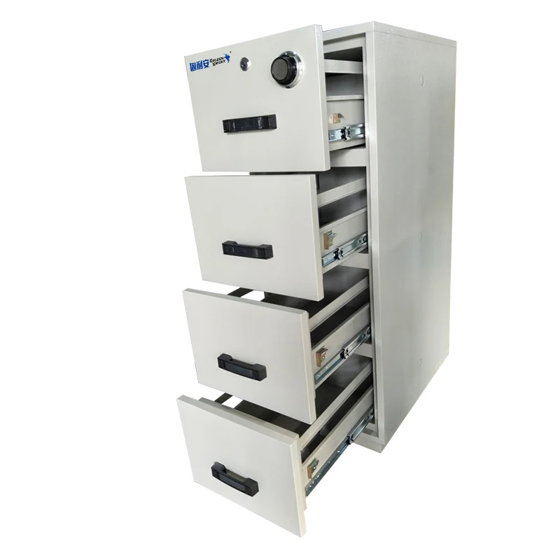 Golden Knight 2 hours 4 drawers fire cabinet fireproof file cabinet for  office furniture cabinet
