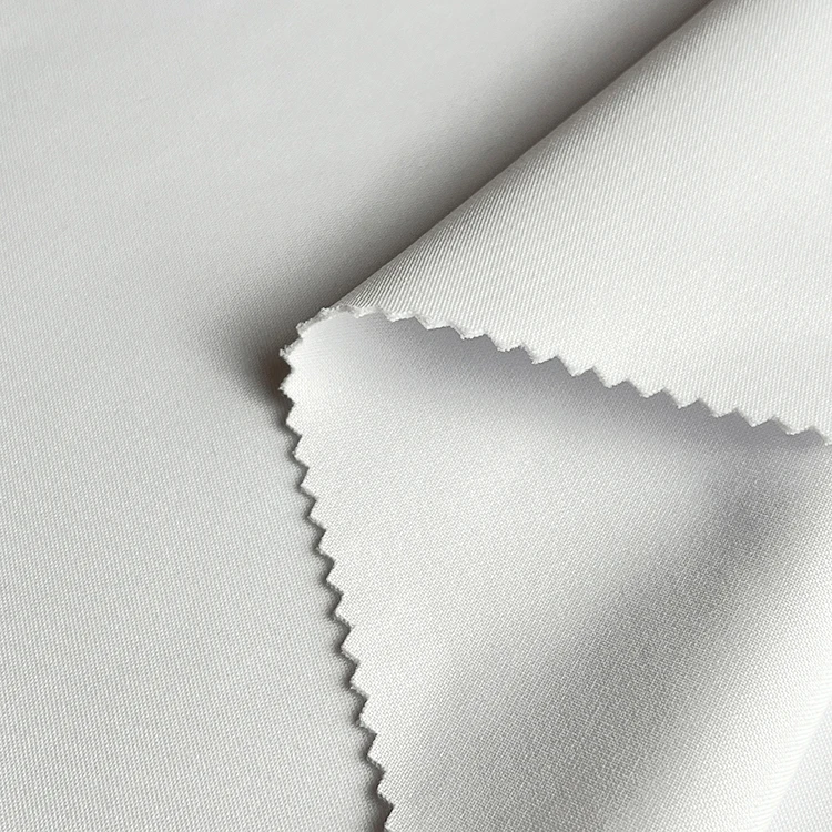breathable plain white 92 polyester 8 spandex 4 way stretch scuba fabric for sports wear hoodies