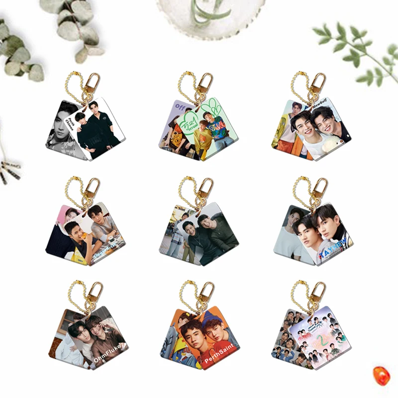 Taixing peripheral square acrylic accessories double-sided color printing acrylic bag hanging ornaments for boys and girls gifts