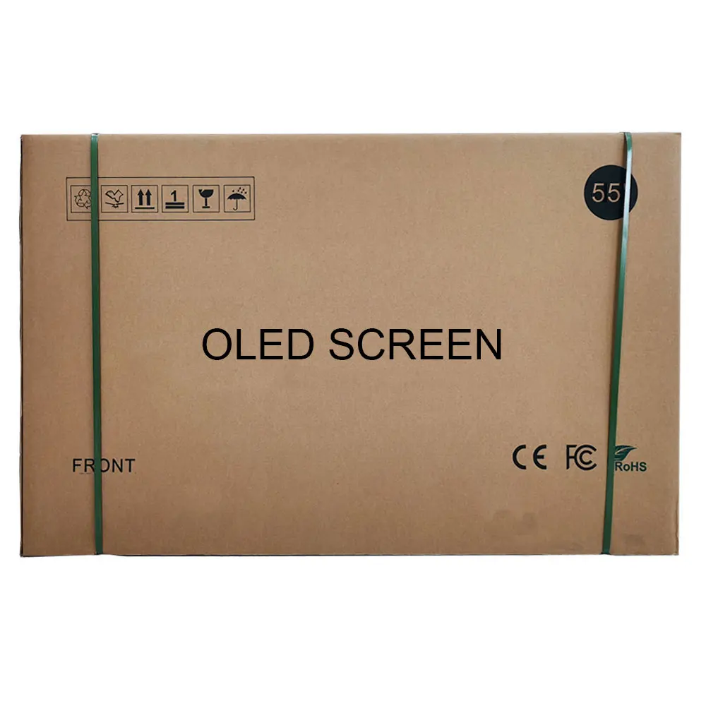 55 inch OLED Lift Screen Lift Type LCD Transparent Screen LG Transparent LED Screen for Advertising
