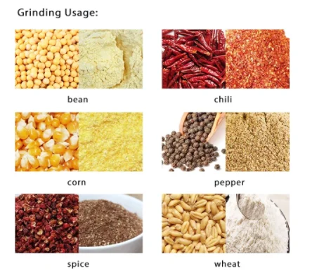 Household multi-functional wheat flour making machine small scale maize milling machine powder processing machine