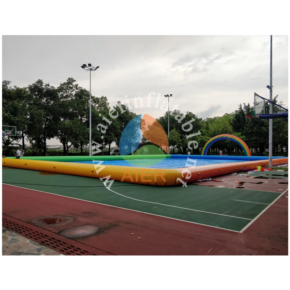 Grand Paradise Pool,outdoor inflatable square water pool commercial inflatable swimming pool for sale