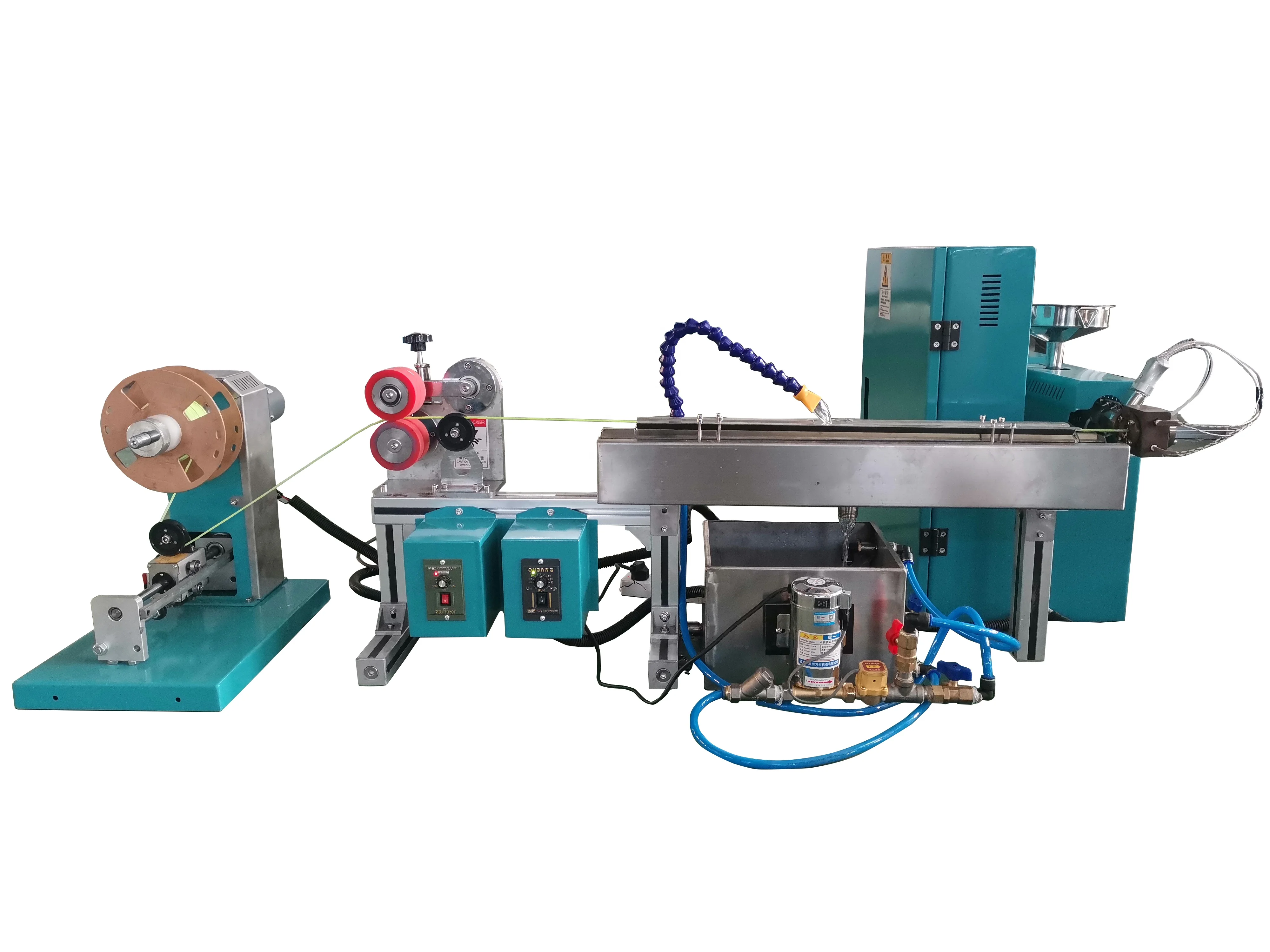 laser wire cladding with camera enameled copper  wires cca wire copper clad aluminum  extruding machine production line