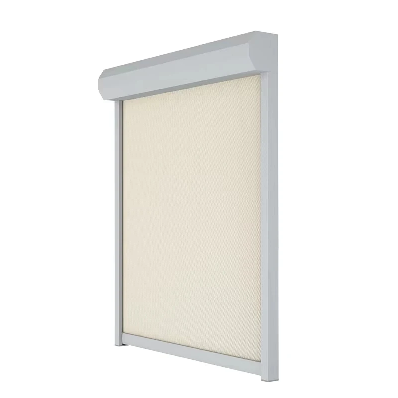 Uv Protection Easy Clean Automatic Windproof Shutter European Style Roller Motor Blind