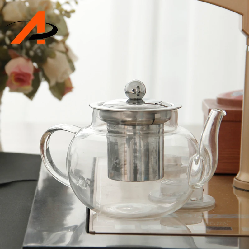 500ml Induction Cooker Use Electric Tea Kettle Pyrex Glass Kettle Glassware Clear Water Kettle