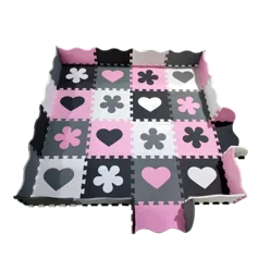 Interlocking Puzzle Mat Baby Letter And Number EVA Mat Non-slip Alphabet Play Mats Children Foam Carpet