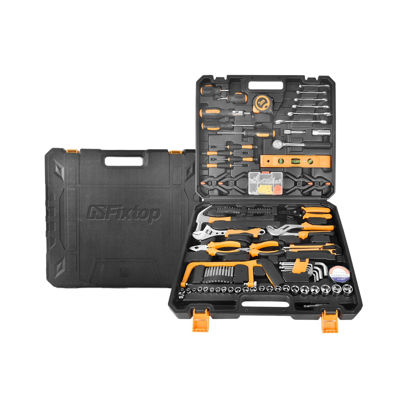 Vde GSFIXTOP 157PCS Home Portable Use Timing Tools All In 1 Combo Pler Spanner Wrench Complete Mechanics Tool Set With Box