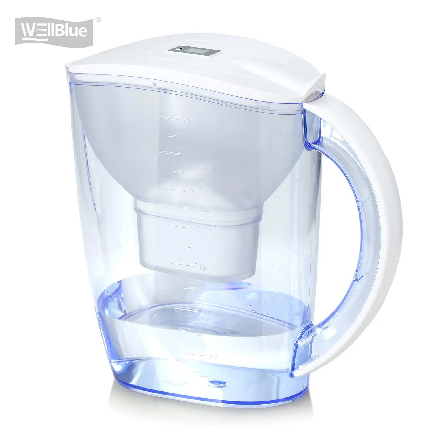 Wellblue 3.5L maxtra совместимый фильтр для воды kangen японский ионизатор щелочной минеральной воды фильтр кувшин для прямого питья