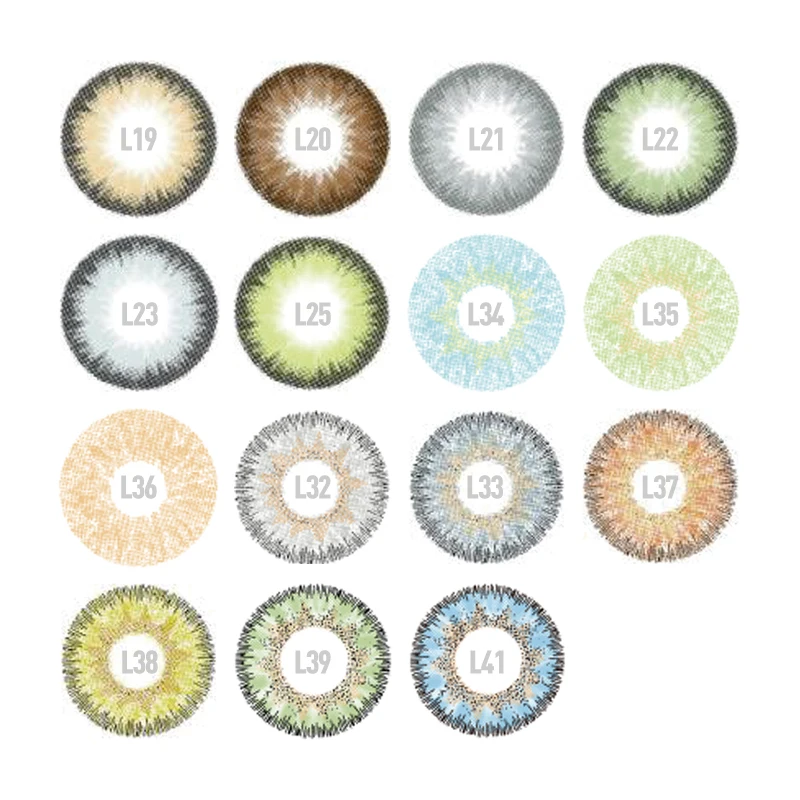 Modern design dark Sepia color contact lens monthly colored lenses