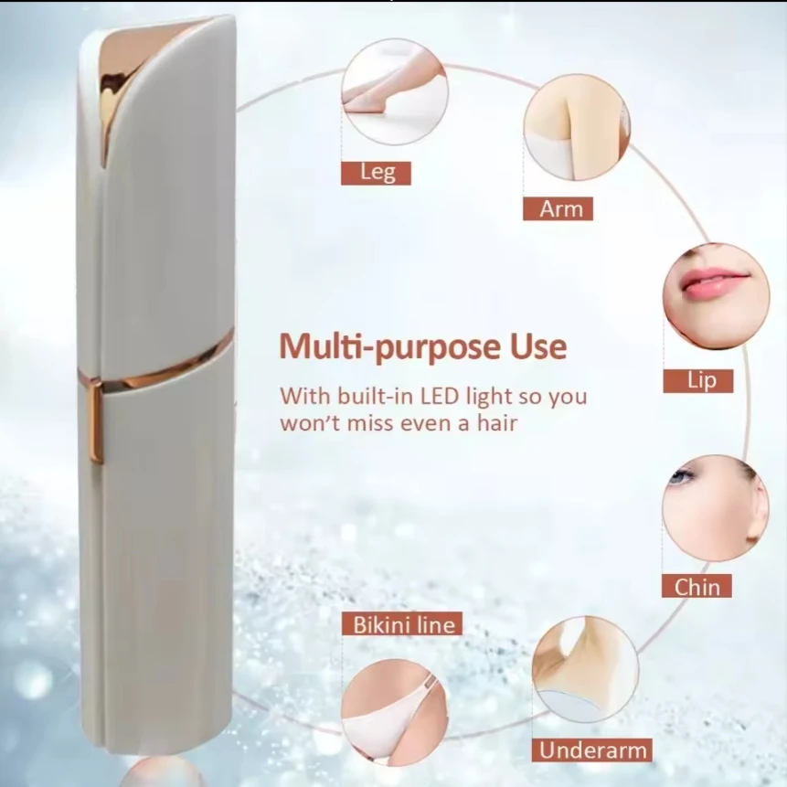 Eyebrow Trimmer beauty handheld Face Razor Electric epilator for women Auto eyebrow trimming pen shaving instrument ear epilator